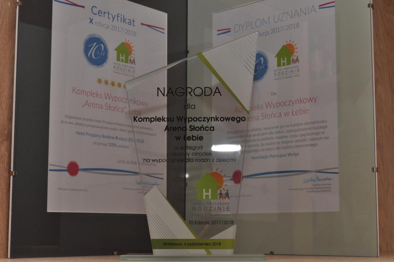 Arena Slonca Hotel Łeba Eksteriør billede